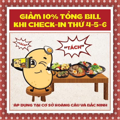 Check-in nhận giảm giá