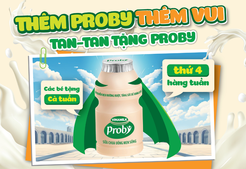 TẶNG PROBI CHO CẢ NHÀ