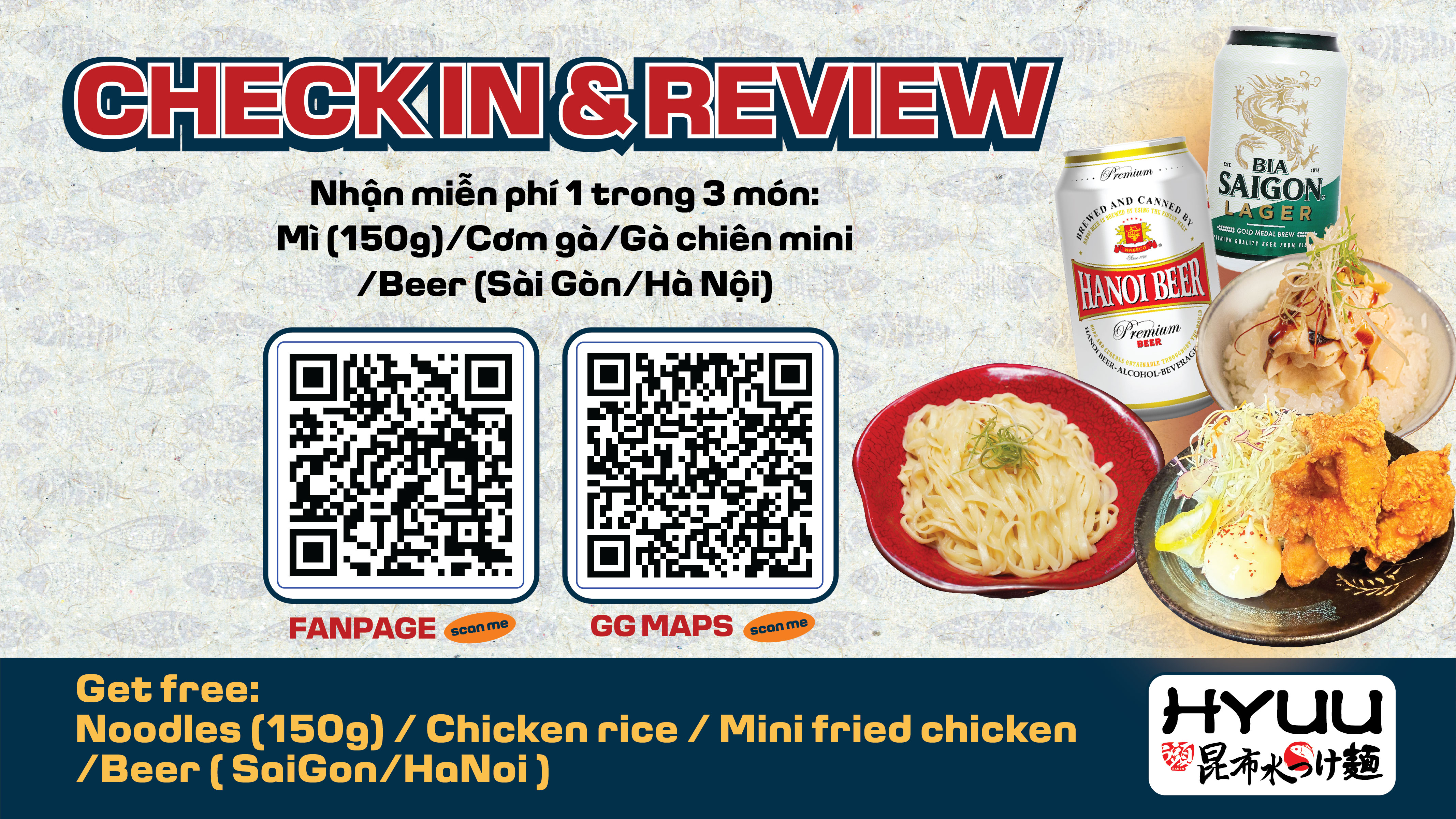 CHECK IN NGAY - QUÀ NHẬN LIỀN TAY [ DUY NHẤT CƠ SỞ HYUU ]